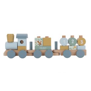 Little Dutch Trenino in legno FSC con costruzioni