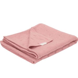 Little Dutch Coperta in Cotone Tricotti Blush