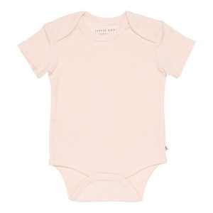 Little Dutch Body manica corta in cotone biologico Pink