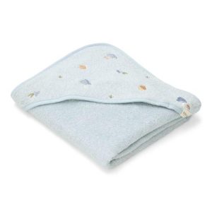 Little Dutch Accappatoio con triangolo Celeste
