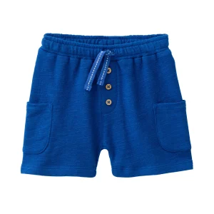 Shorts in puro Cotone Biologico – Blu Ultimo 3/6 mesi