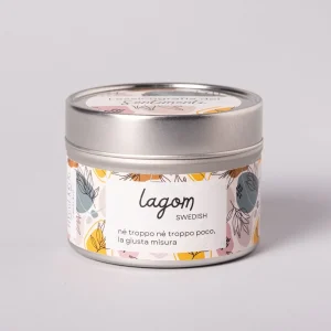 Candela Lagom in cera di soia