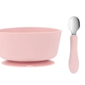Set pappa in silicone- Rosa