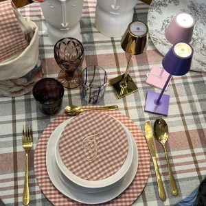 Sottopiatto in tessuto Country stile