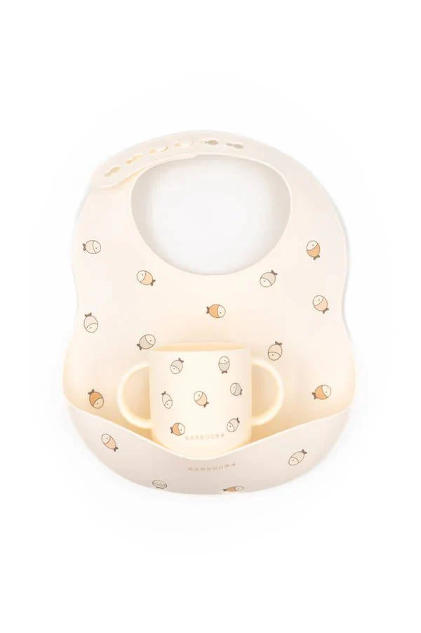 Bavaglino in silicone e tazza - FISHES 242
