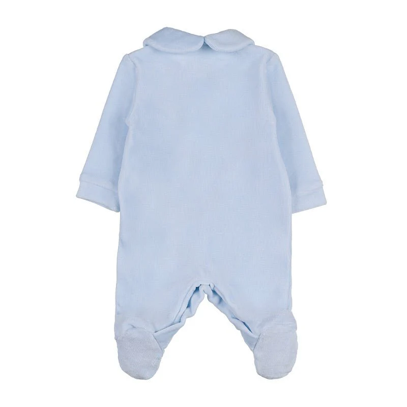 Tutina aperta davanti c/orsetto azzurro - immagine 4