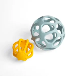 Palla in silicone per neonato – Set da 2