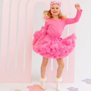 Gonna Ampia in Tulle  Rosa Bubble Gum