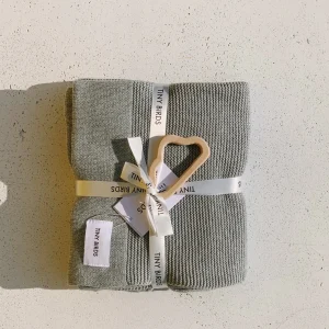 Tiny Birds Coperta in cotone grigio