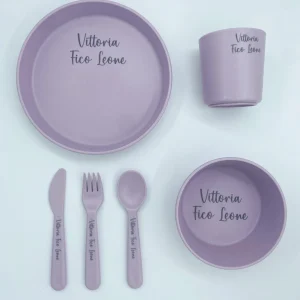 IoMAMI Kit Pappa Personalizzato con Nome,Lilla