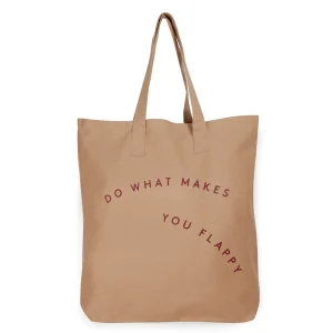 Little Otja Canvas Tote Bag, Tan