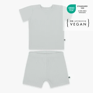 Pigiama corto 2 pezzi | Essential Grigio