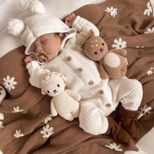 Tutina con cappuccio Teddy Milk