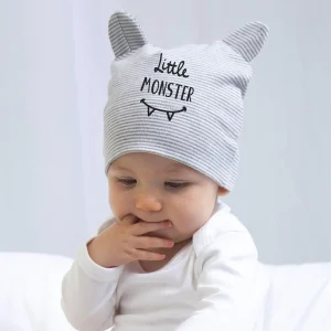 Cappellino a righe in cotone organico certicato