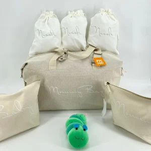 Borsone Mommy pochette e sacchi nascita personalizzabili