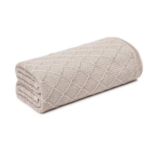 my memi Coperta leggera swaddle in bamboo Beige Chiaro