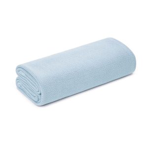 my memi Coperta Leggera in bamboo con ioni d’argento Baby Blue