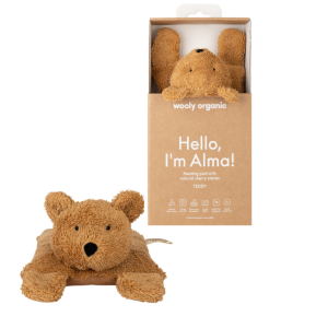 Orsetto Teddy con noccioli di ciliegia – Wooly Organic