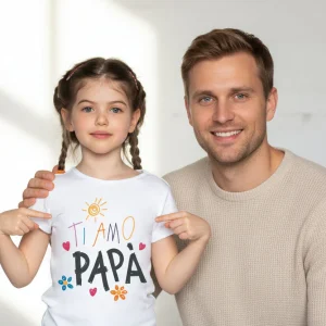 T-shirt Unisex festa del Papà "Ti Amo Papà"