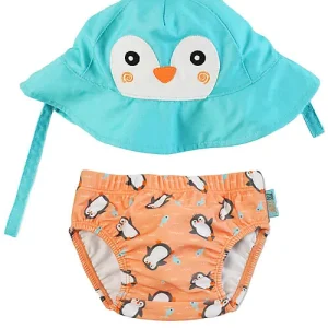 Set Baby Costumino Contenitivo e Cappellino Pinguino